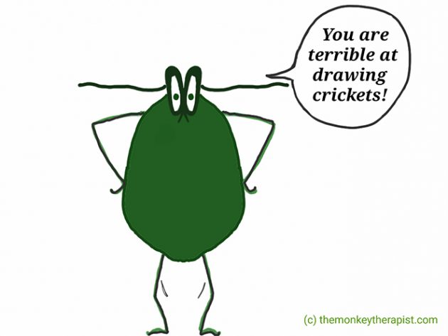 Inner Critic cricket